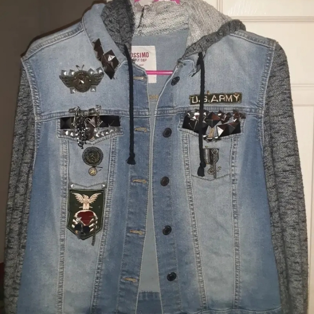 Bespoke Patched hoodie jacket